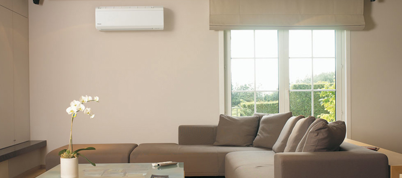 ductless ac in living room